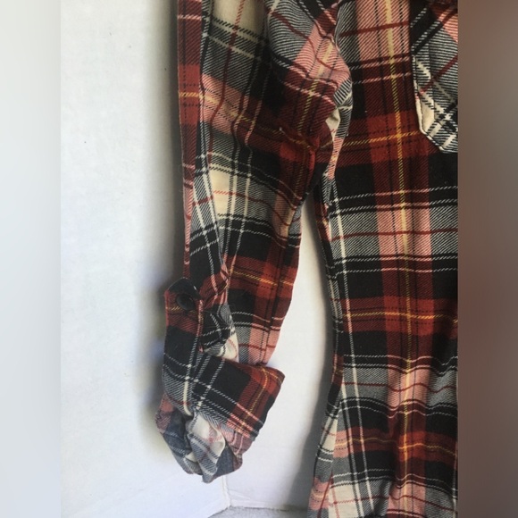 Wet Seal & J.Crew Plaid and Checkered Button Up Blouse Top Lot of 2 Size Small - Picture 9 of 11